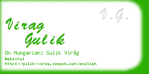 virag gulik business card