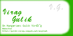 virag gulik business card
